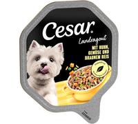 Cesar Vaschette 28 x 150 g - Scelta dello chef: Pollo, Verdure e Riso integrale