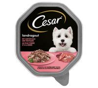 Cesar Vaschette 28 x 150 g Umido per cane - Ricette di Campagna: Vitello e Tacchino