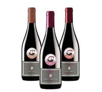 Cesaroni Selezione VINI ROSSI | Rosso Piceno, Rosso Conero, Lacrima di Morro d'Alba DOP | Vino Rosso Marche | Confezione da 3 Bottiglie 75cl.