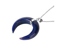 Cescengi In Pietra Naturale Collana A Ciondolo Lunare Cincela Naturale Cescents Clavicle Moon For Women Crystal