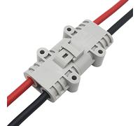 CESFONJER 1 Set Connettore Batteria 50A 600V, Impermeabile Connettore Batteria a Connessione Rapida per condizionatore d'aria, camper, roulotte, barche, con cavo elettrico 8AWG