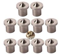 CESFONJER 10 pcs perno centro di allineamento lavorazione del legno punte strumento centro di marcatura trapano, 5 mm centro di centraggio punte perno set di perni (Solid)