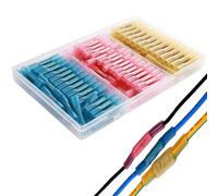 CESFONJER 130 Pcs 22-10 AWG Connettori per cavi impermeabili Kit - Terminale a crimpare Terminali Kit - Terminali Termorestringenti Terminali, Giunzioni, Terminali a saldare meno.