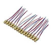 CESFONJER 15 PCS Diodo Laser Head | mini moduli a diodi laser a 1 punto da 650 nm, 5 mW, 3V per la prototipazione di Arduino Raspberry Pi