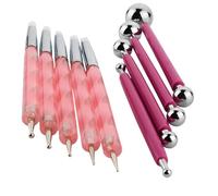 CESFONJER 9 Pezzi Argilla Scultura Modellare Strumenti, Sfera di Metallo Stilo, DIY Mestiere Sculpting Painting Tools