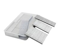 CESFONJER Chiodi per Graffettatrice Pneumatica, Chiodi a testa piatta stile T di forma 25-50 mm, Questo set Contiene Chiodi di Diverse Lunghezze per Soddisfare le Tue Esigenze. (1140 pezzi)
