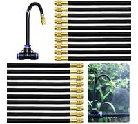 CESFONJER Nebulizzatori Irrigazione, 20 pezzi 8mm Ugelli Irrigazione, Regolabile Ottone Ugello Nebulizzatore, Adatto per di Irrigazione per Irrigazione per Giardino con Terrazza