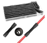 CESFONJER Terminale a crimpare 14-12 AWG, kit di connettori termorestringenti, 60 connettori a crimpare per cavi isolati, terminale nero senza saldatura