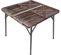CESGFC Tovaglia rustica per tavolino da salotto, in legno di quercia, con stampa fotografica di vita rurale, adatta per tavolino quadrato da caffè, adatta per tavolo quadrato da 50,8 x 50,8 cm,