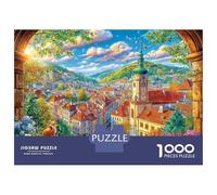 Český Krumlov Puzzle 1000 Pezzi, Jigsaw Puzzle Ad Alta Difficoltà Regali Per Adulti E Adolescenti, Home Giochi 52x38cm/1000pcs
