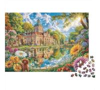 Český Krumlov Puzzle 1000 Pezzi, Jigsaw Puzzle Per Adulti E Ragazzi Dai 14 Anni in Su, Giochi Stimolanti Per Tutta La Famiglia 52x38cm/1000pcs