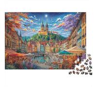 Český Krumlov Puzzle 1000 Pezzi Per Adulti E Bambini | Gioco Di Sfida Intellettuale Puzzle 52x38cm/1000pcs