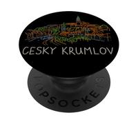 Cesky Krumlov Repubblica Ceca Viaggio Souvenir Storico Città Regalo PopSockets PopGrip Adesivo