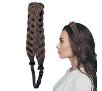 Ceso intrecciato 5 ciocche di capelli sintetici intrecciata intrecciata con elastico elastico elastico elastico grosso & A largo treccia per capelli in treccia per le ragazze in stile 3