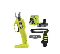 Cesoia a batteria Ryobi RY18SCA-120P con batteria 18V 2AH, Caricabatteria, fodero e pietra per affilatura