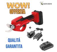 CESOIA BATTERIA PER POTATURA 18V PB2000+ BATTERIA + CARICABATTERIA - EXCEL