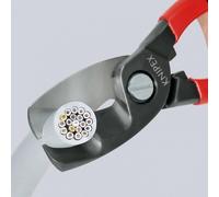 Cesoia per cavi fino a diam. 50 mm2 con doppio tagliente knipex
