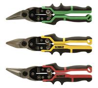 Cesoia per lamiera ergo kit da 3 pz. Dritta (gialla), sinistra (rossa), destra