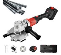 Cesoia per tondini d'acciaio a batteria, cesoia a freddo per tondini d'acciaio, diametro di taglio 4-40 mm, utensile elettrico per il taglio di tondini d'acciaio con testa girevole a 180°