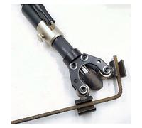 Cesoia per tondini d'acciaio, Macchina for piegare la barra d'acciaio idraulica manuale rinforzata Piegatrice filettata portatile ad angolo 90 ° 10-14mm Per l'edilizia