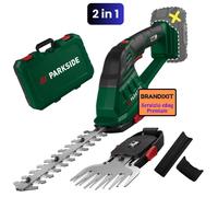 Cesoia Tagliasiepi Forbici PARKSIDE PAGS 20-Li A1 2-IN-1 per Erba e Cespugli