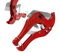Cesoia Tronchese per Tubi Idraulici in Plastica PEX, PVC, PP-R, PE, PB e PE-RT | Diametro di Taglio Max 42 mm | Lunghezza 180 mm