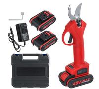 Cesoie a batteria per potatura, Con taglio 9000mAh frutta 48VF 30MM batteria potatura efficiente albero 2PC potatura bonsai cordless potatore taglierina Per la potatura degli alberi(2Battery)