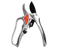 Cesoie a cricchetto, ergonomiche e resistenti, forbici da giardino affilate SK5 lama leggera per potare alberi, piante, siepi, bonsai, argento