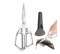 Cesoie da cucina per alimenti, versatili per cucina, multiuso lavabili in lavastoviglie per pollo, ossa carne, verdure, pesce, frutti di mare e