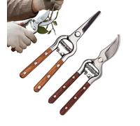 Cesoie da giardinaggio | Cutter Bypass multiuso manuale | 2 cesoie in acciaio inossidabile per giardinaggio all'aperto | Per potatura alberi da frutto fiori giardiniere fioraio
