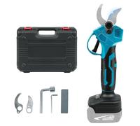 Cesoie da giardino a batteria, senza spazzole, compatibili con batteria Makita da 18 V, diametro di taglio 30 mm, forbici per albero con mola, lama di ricambio e scatola di plastica (senza batteria)