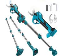 Cesoie da potatura a batteria telescopica 2 in 1 con asta telescopica da 50 mm, per Makita 18 V (senza batteria) senza spazzole elettrice, per potare alberi da frutto