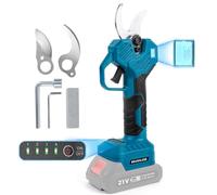 Cesoie da potatura elettrica a batteria, 55 mm, dimensioni di apertura per Makita 18 V, motore senza spazzole, per potatura a batteria, forbici LCD per potare alberi da frutto (senza batteria)