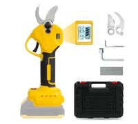 Cesoie da potatura elettrica a batteria, compatibile con batteria Dewalt da 20 V, apertura massima 45 mm, cesoie professionali senza spazzole con display LCD per albero potatura alberi da frutta