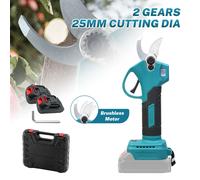 Cesoie da potatura elettriche a batteria Motore brushless 21V 800W 25mm Taglio IPX5 Attrezzo da giardinaggio con display a LED a doppia velocità impermeabile