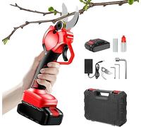 Cesoie da potatura elettriche da 750 W Cesoie da potatura a batteria con 2 pezzi 21 V Batteria Albero da frutto Bonsai Potatura Rami di alberi Utensili da taglio 750W With 2XBattery