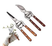 Cesoie da Potatura per Giardinaggio - Tagliasiepi A Doppia Lama Multiuso | 2 Pezzi Potatrici Manuali In Acciaio,Per Giardinieri Fioristi Piante da Esterno Alberi da Frutto Fiori Prato