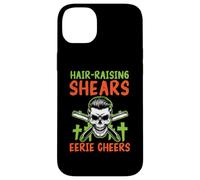 Cesoie da riallevamento dei capelli Saluti inquietanti Barbiere spaventoso Halloween Custodia per iPhone 14 Plus