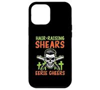 Cesoie da riallevamento dei capelli Saluti inquietanti Barbiere spaventoso Halloween Custodia per iPhone 12 Pro Max