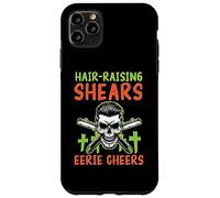 Cesoie da riallevamento dei capelli Saluti inquietanti Barbiere spaventoso Halloween Custodia per iPhone 11 Pro Max