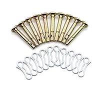 Cesoie di ricambio e coppiglie per spazzaneve, compatibili con modello 738-04155, confezione da 10 o 20 (metallo)