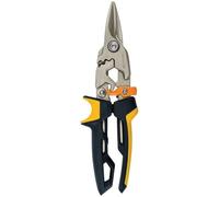Fiskars 1027207 Cesoie per lamiere PowerGear, Nero/Arancione, 25.2 cm