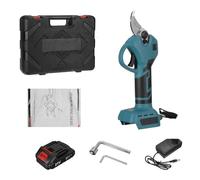 Cesoie Elettriche 1300W 30mm Potatore Elettrico Senza Spazzole Cesoia Cordless Ricaricabile Albero Da Frutto Bonsai Rami Di Potatura Strumento For Batteria 18V(1 Battery)