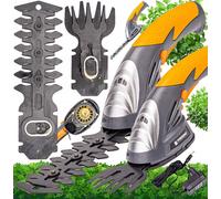 Cesoie Elettriche a Batteria Litio 7.2V Forbici per Erba Arbusti Siepi 2 Lame