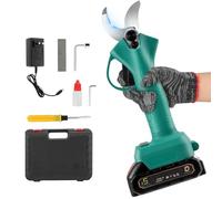 Cesoie elettriche a batteria professionale, compatibili con batteria Makita da 21 V, diametro di taglio massimo 30 mm, lame SK5, motore senza spazzole, cesoie elettriche senza fili per giardinaggio