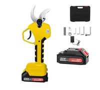 Cesoie elettriche, Cesoie elettriche da potatura, potatrice a batteria con asta di prolunga pieghevole 75 pollici, cintura for attrezzi(Rodless 1 battery)