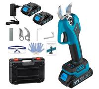 Cesoie elettriche da giardino per batteria Makita da 18 V, batteria da 600 W, professionale, senza spazzole, con diametro di taglio 20 - 35 mm e contatore di taglio a LED (senza batteria)