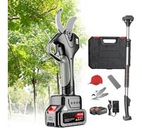 cesoie elettriche, Forbici da potatura elettriche + asta telescopica, cesoie da giardino e cesoie da potatura con cappello parasole e cassetta degli attrezzi,