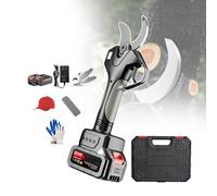 cesoie elettriche, Forbici da potatura professionali 21V 2.0AH, potatori a batteria, potatori for alberi alimentati a batteria for giardinaggio all'aperto, alberi e piante, 2 batterie