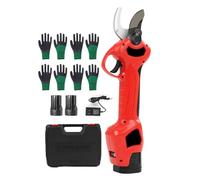 cesoie elettriche, Forbici elettriche da potatura con 2 batterie da 16,8 V, cesoie da giardino portatili a batteria for giardinaggio e potatura degli alberi